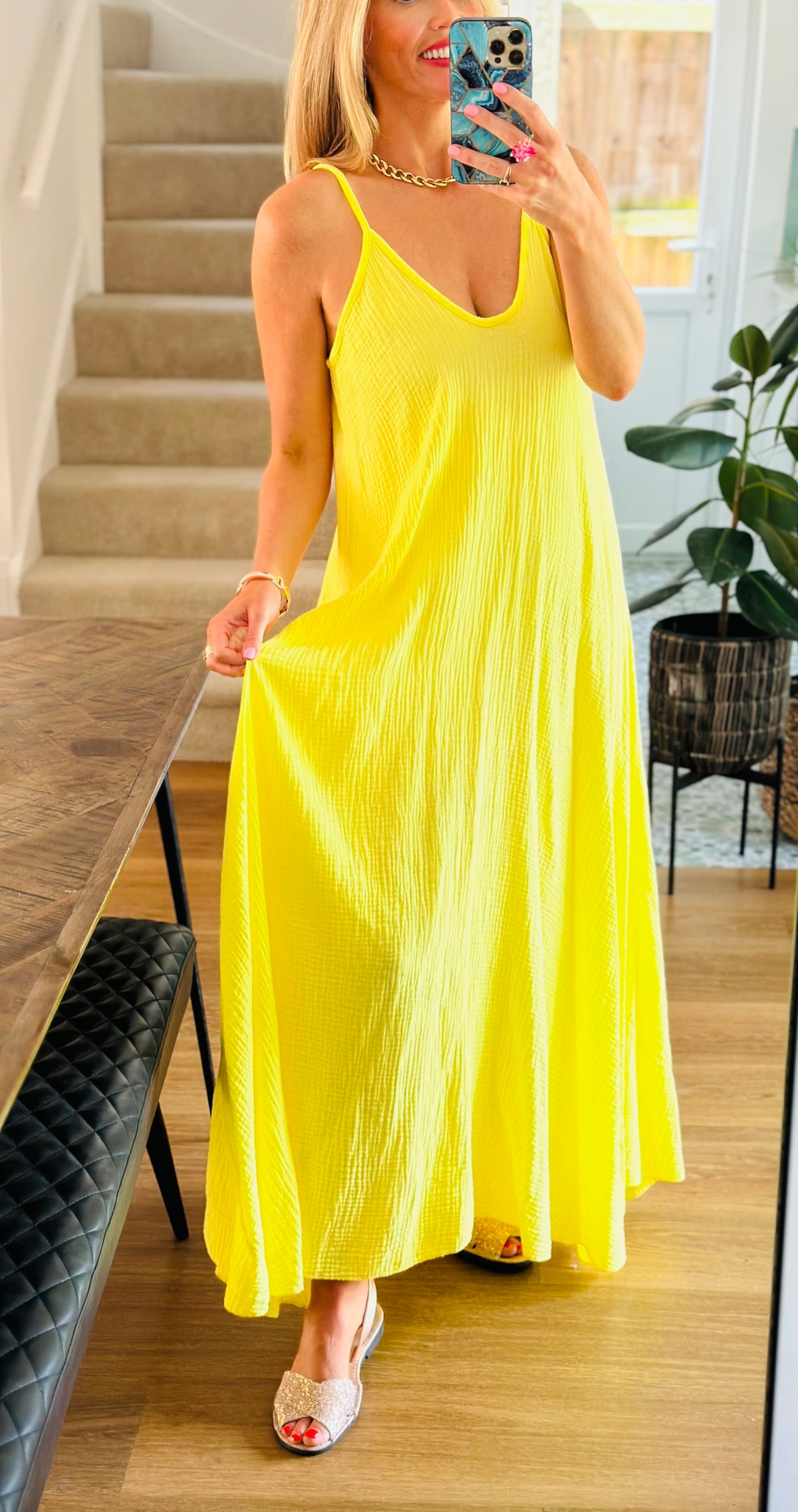 Strappy Cotton Dress