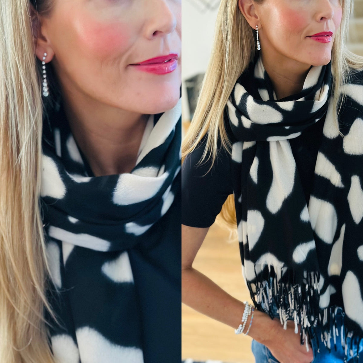 Diamante Drop Earrings