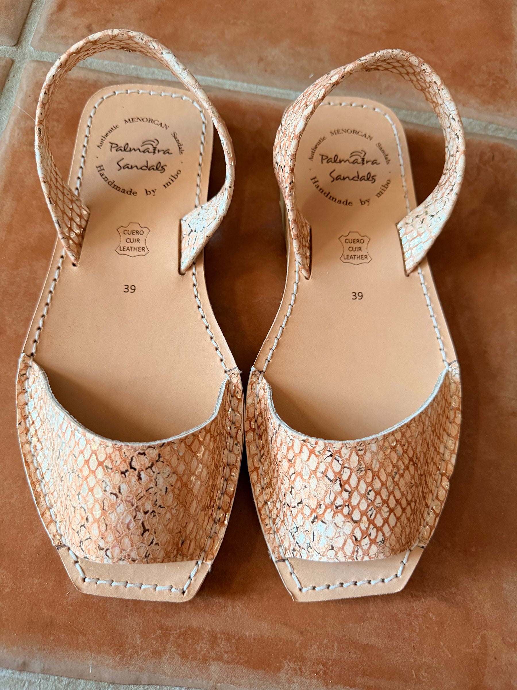 Sample sale snake print peeptoe size 39