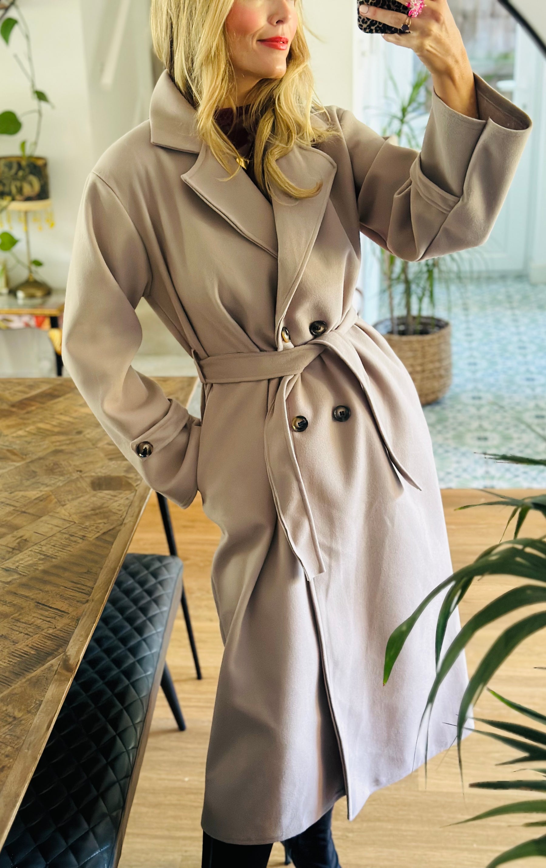 Belted Trench Coat