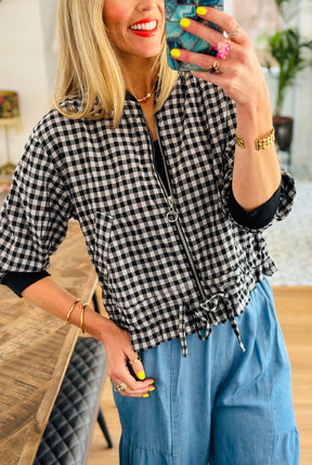 Gingham Jacket
