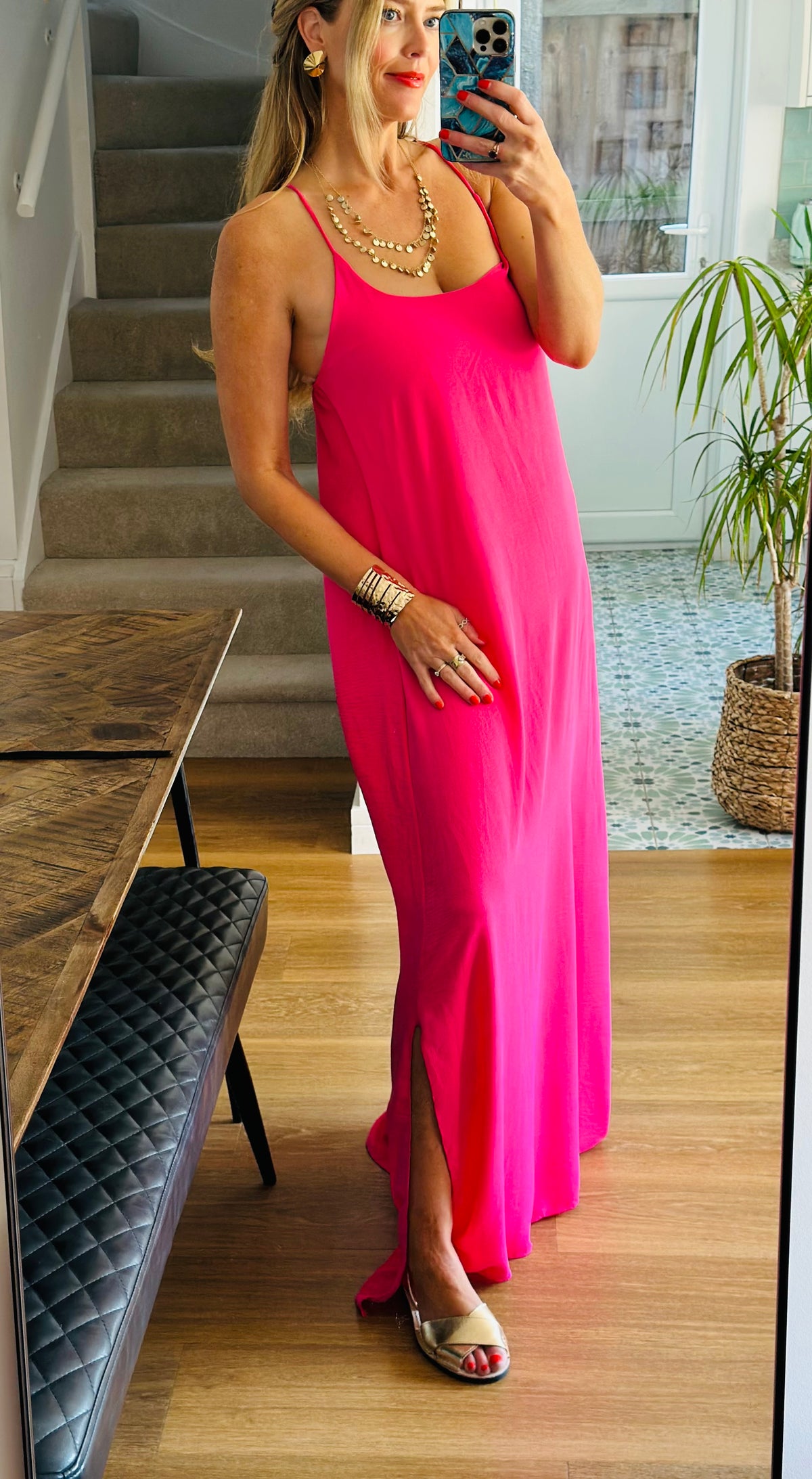 Spaghetti Strap Maxi Dress