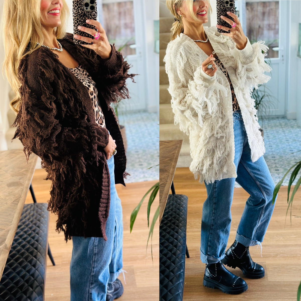 Shaggy Cardigan