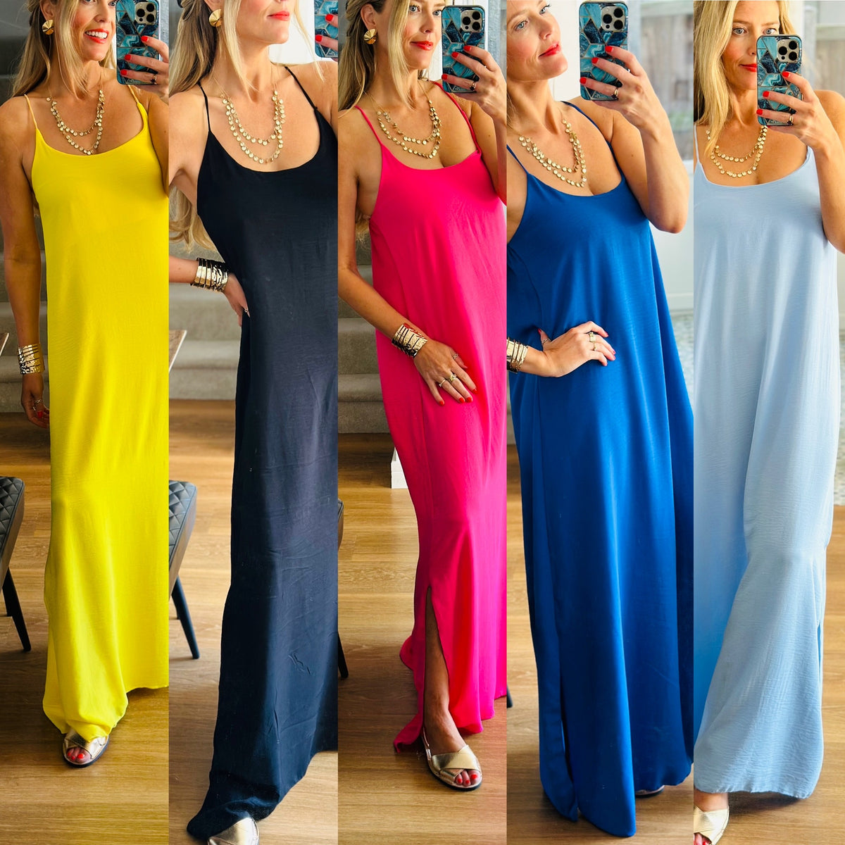 Spaghetti Strap Maxi Dress