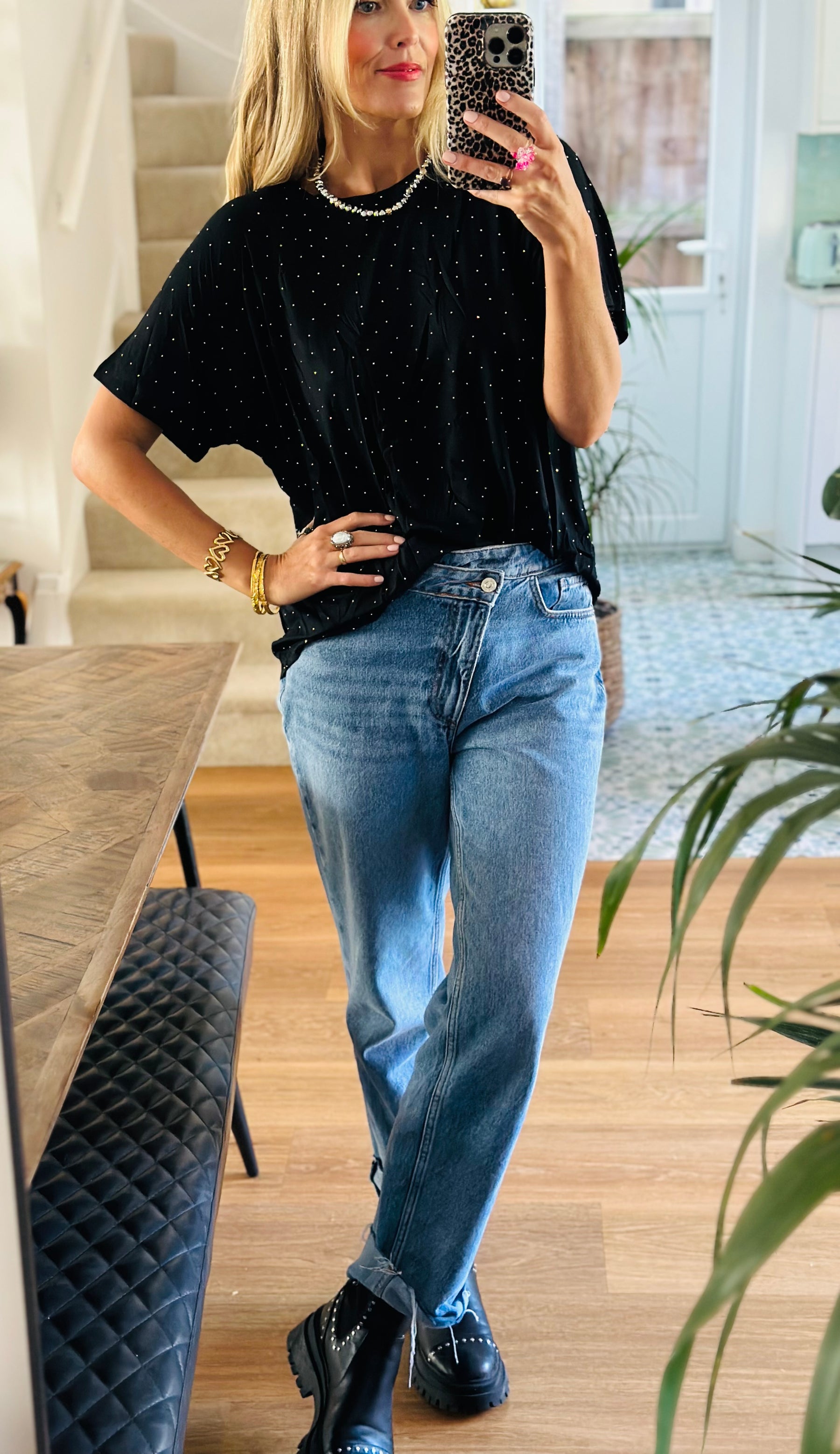 Rhinestone Tee