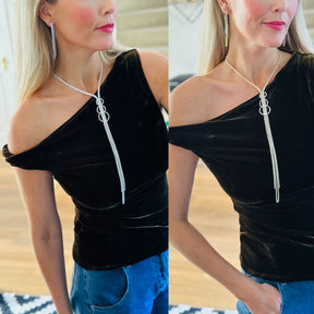 Longline diamanté set