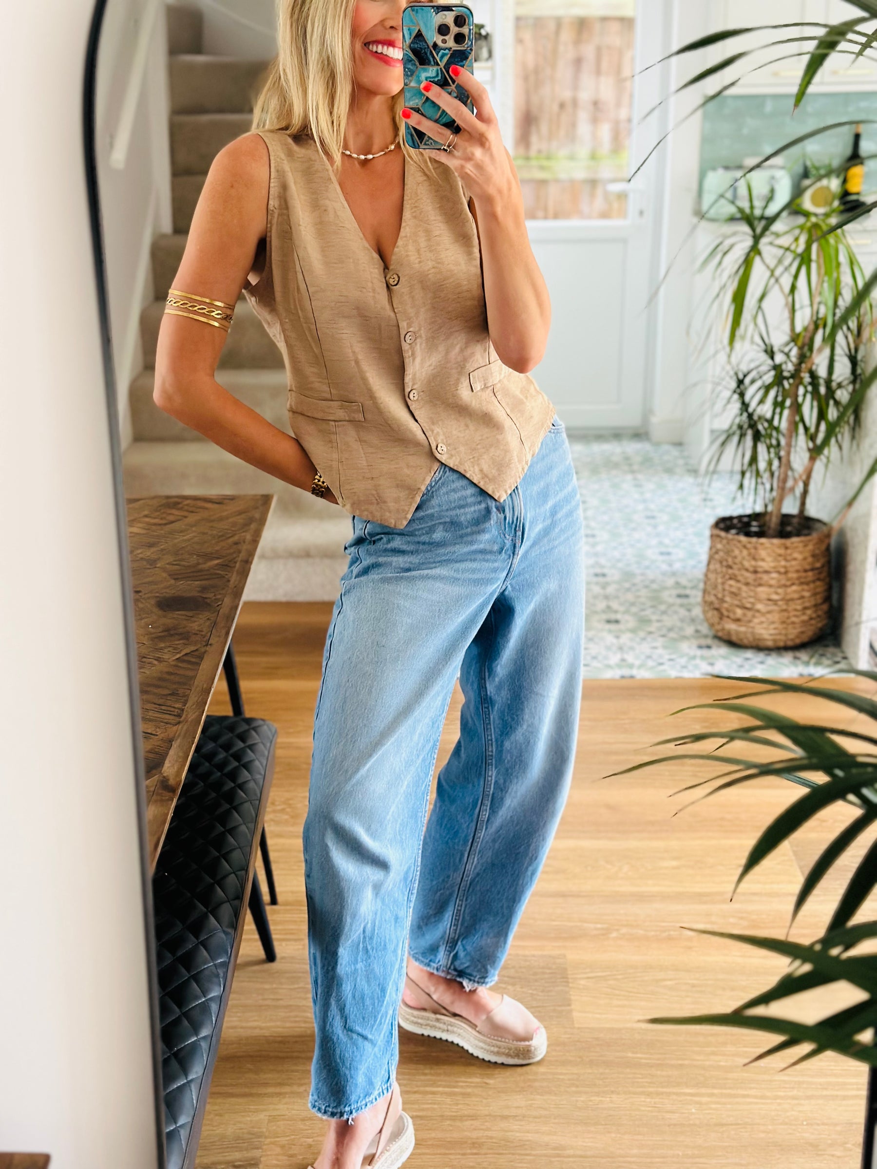 Linen waistcoat