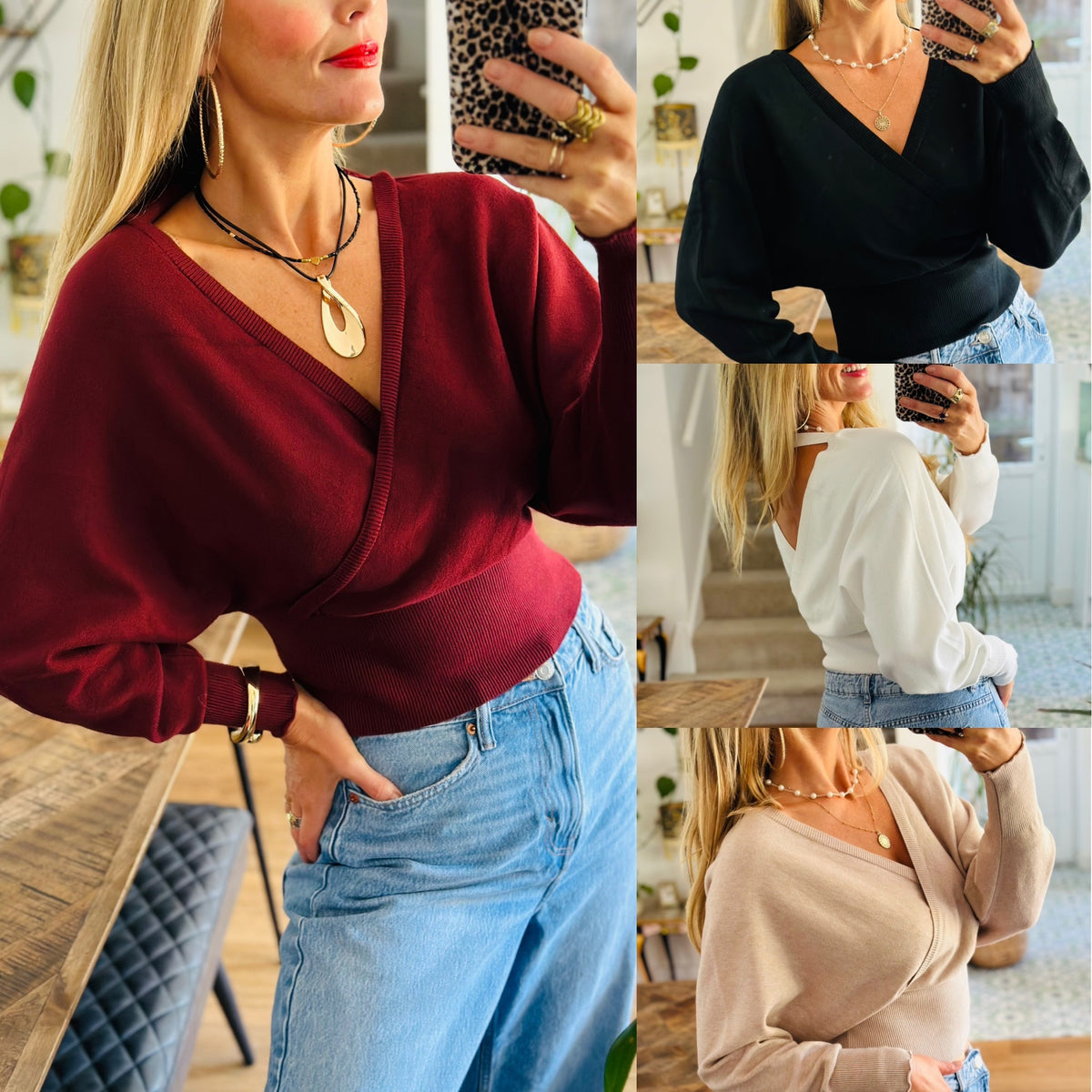 Darcey Crossfront Knit