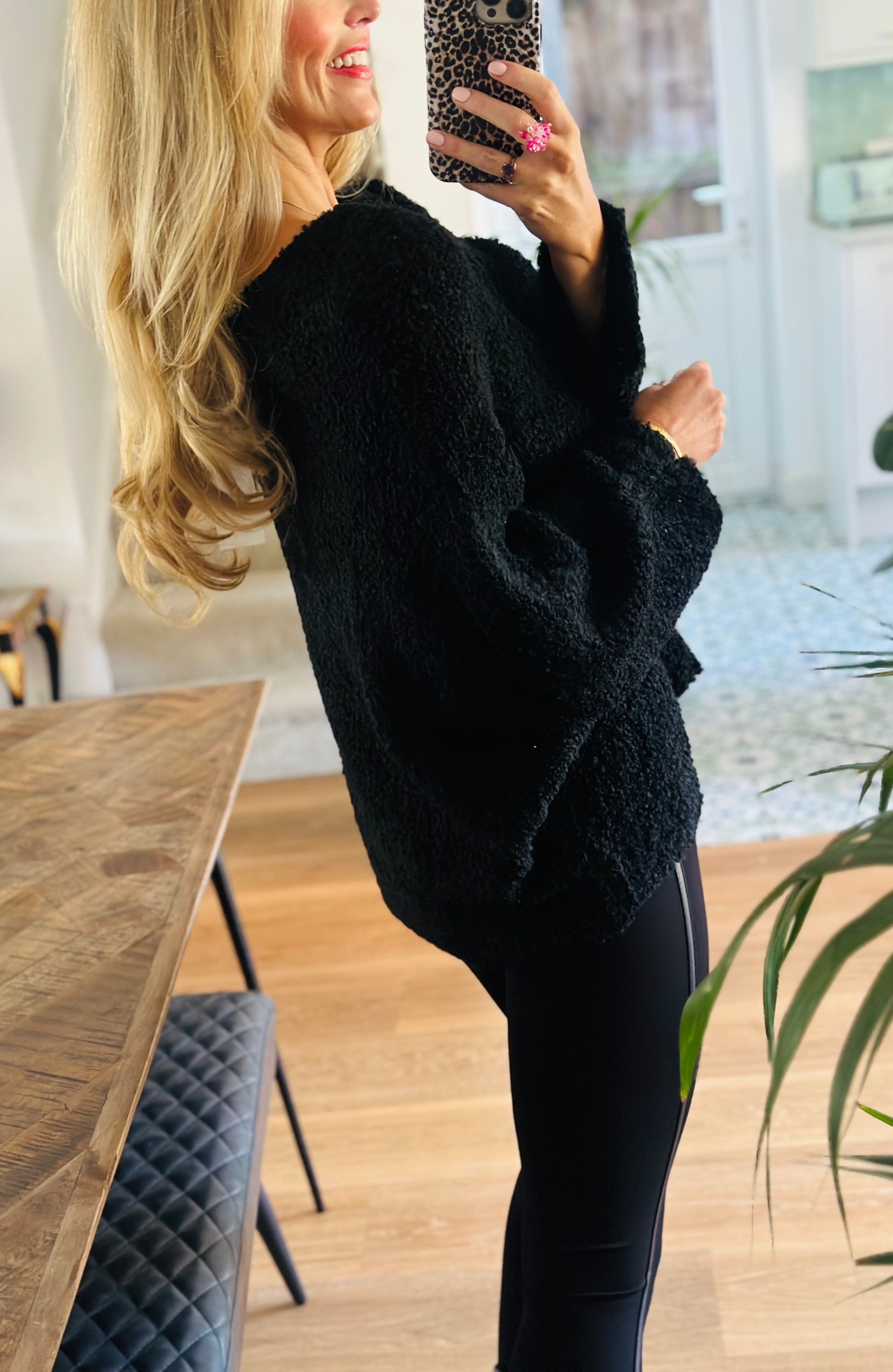 Fluffy bouclé Jumper