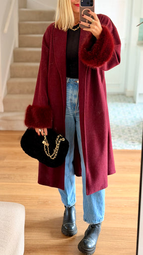 Fur Cuff Coat