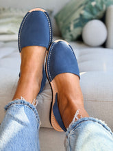 Navy Nubuck Avarcas