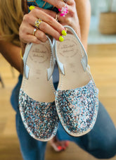 Confetti Silver Avarcas