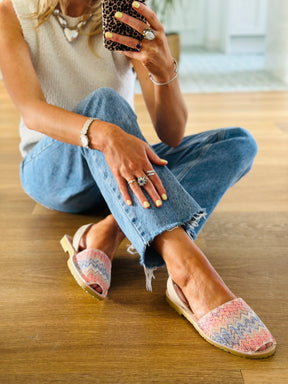 Peace Zig-Zag Avarcas