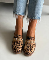 Leopard Print Loafers