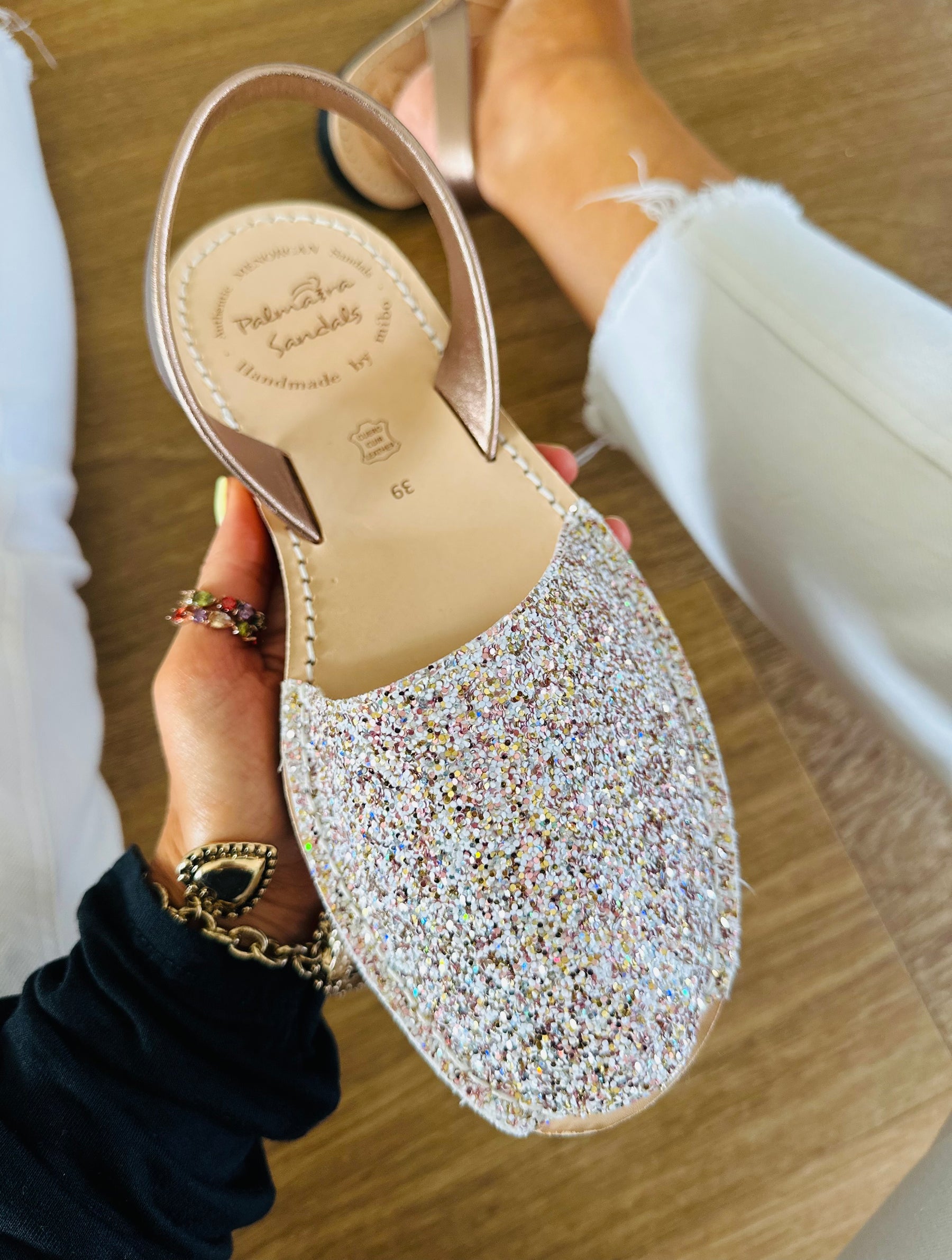 Dixie Multi Glitter Avarcas