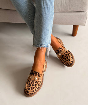 Leopard Print Loafers