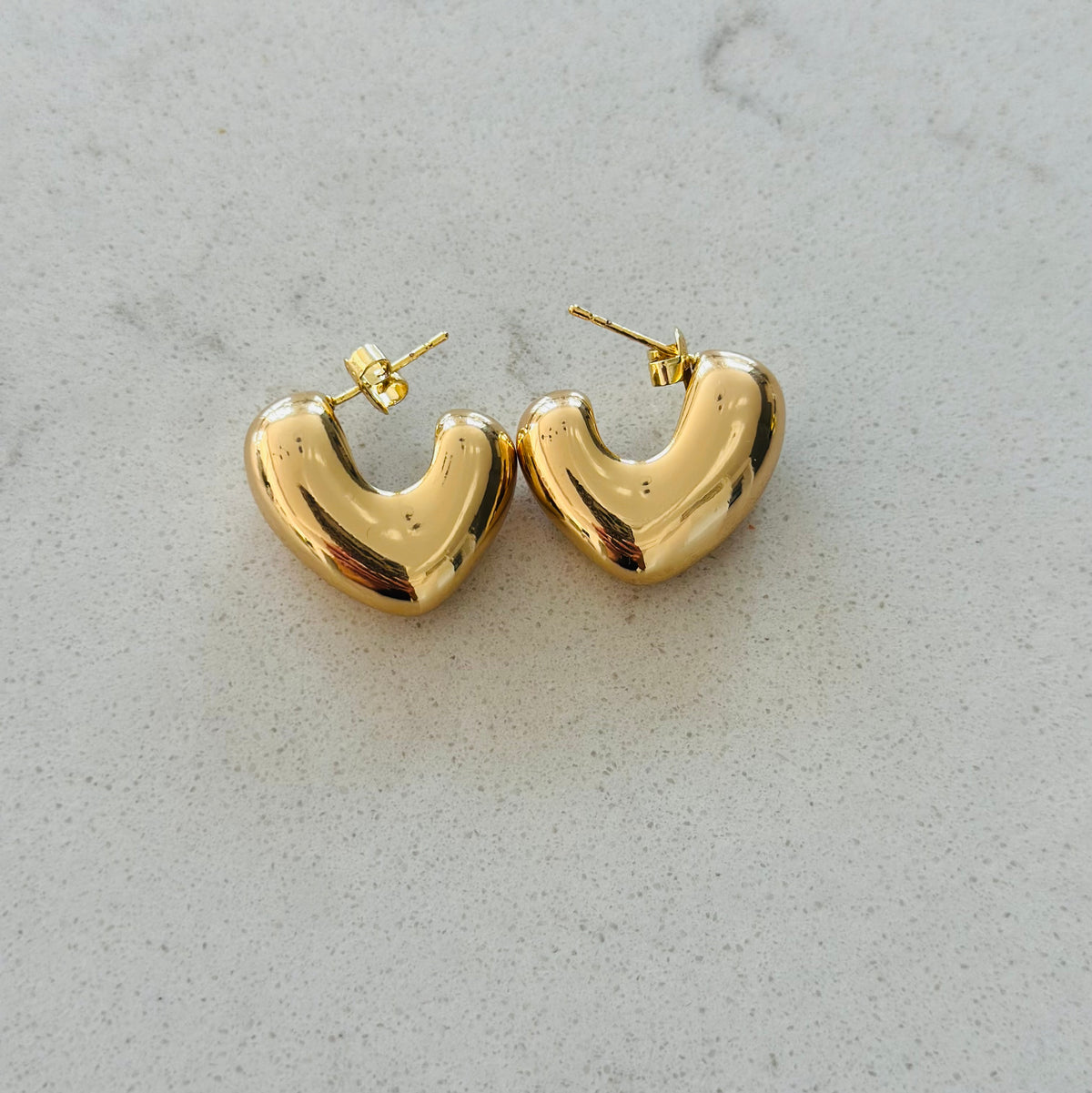 Chunky huggy hoops