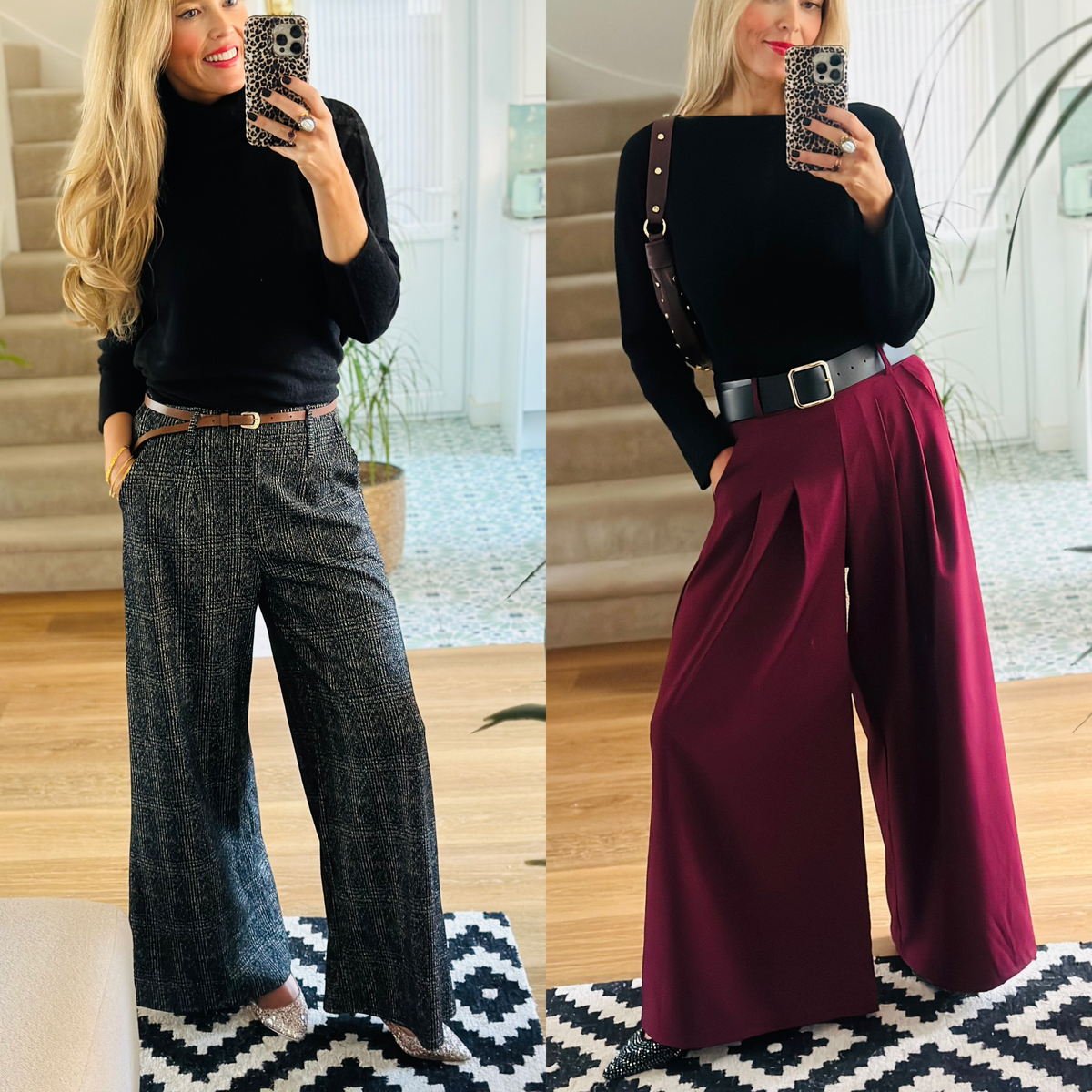 Wide Leg Trousers