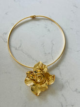 Gold Rose Necklace
