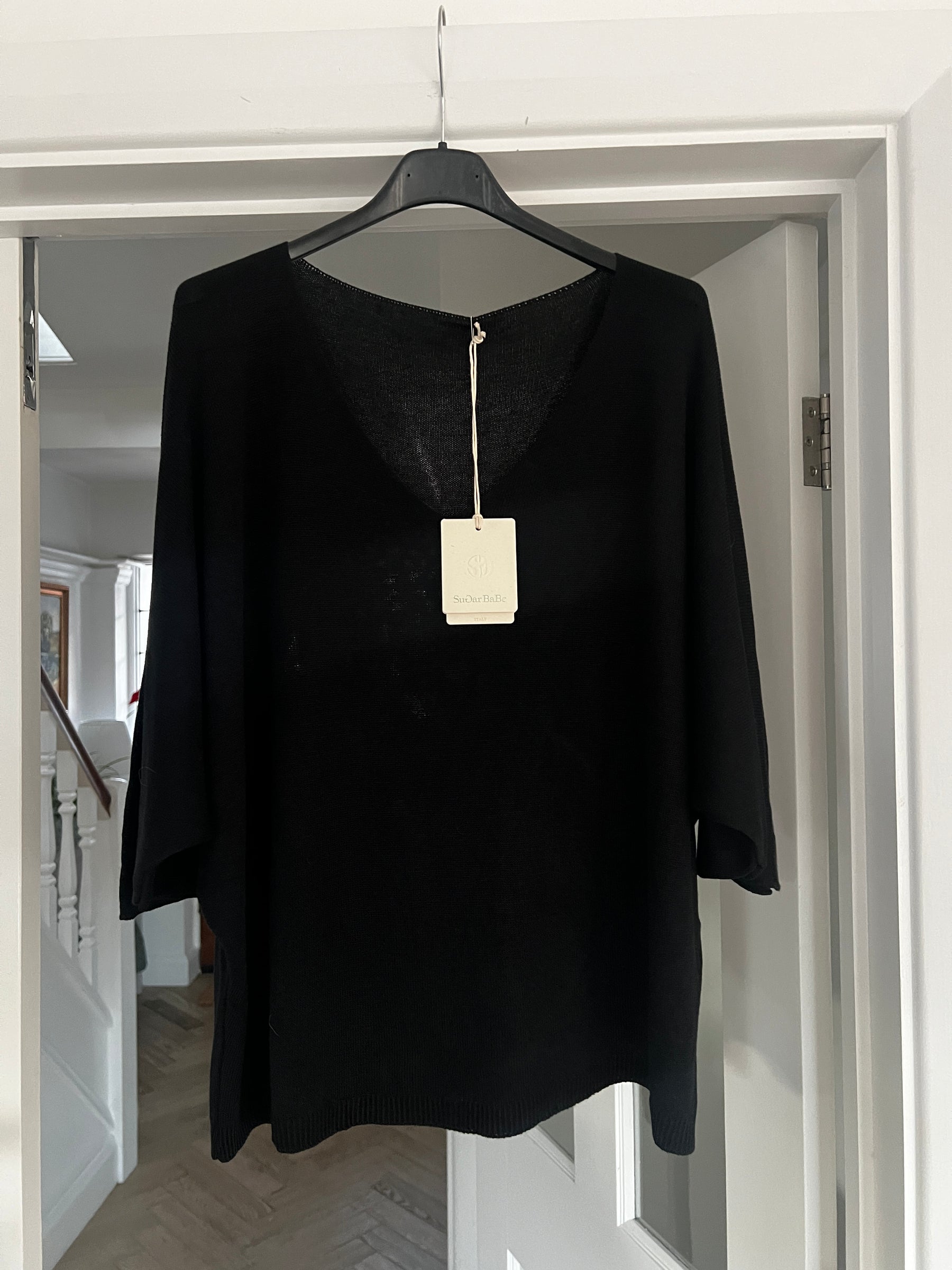 Soft Knit Top Black