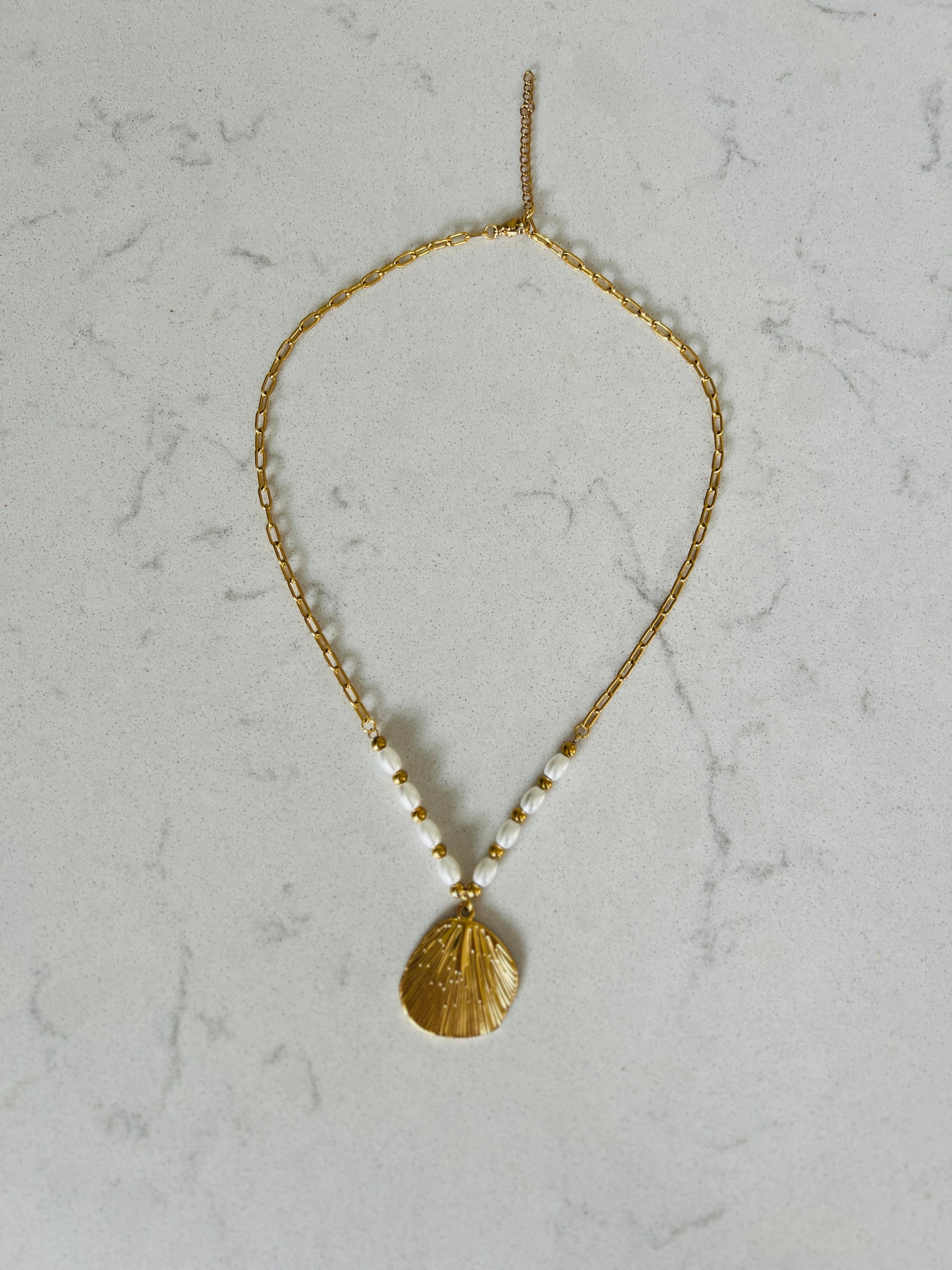 Gold Shell Necklace