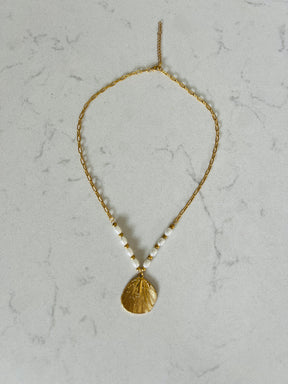 Gold Shell Necklace