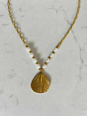 Gold Shell Necklace