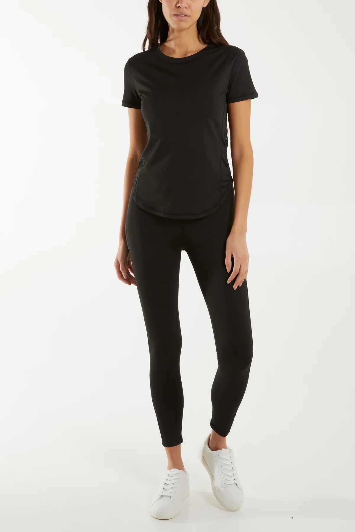 Pamaira Active Leggings with Mesh Insert