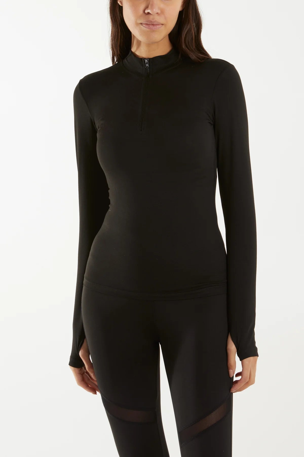 Palmaira Active Zip Up Long Sleeve Top