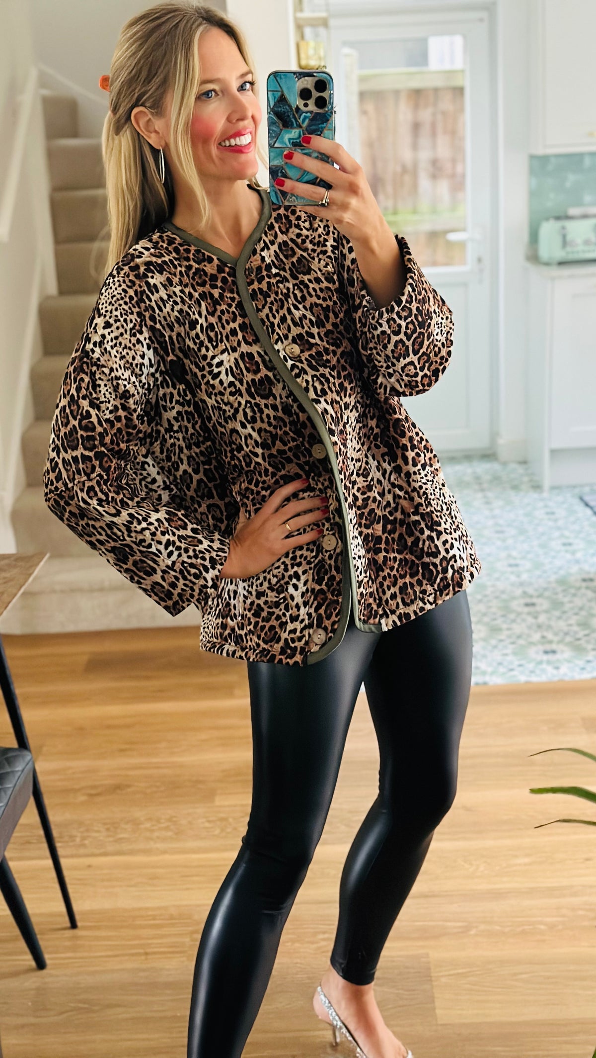 Leopard Quilted Jacket