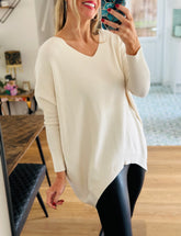 Cream Diamante Jumper