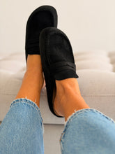 Black Backless Loafer
