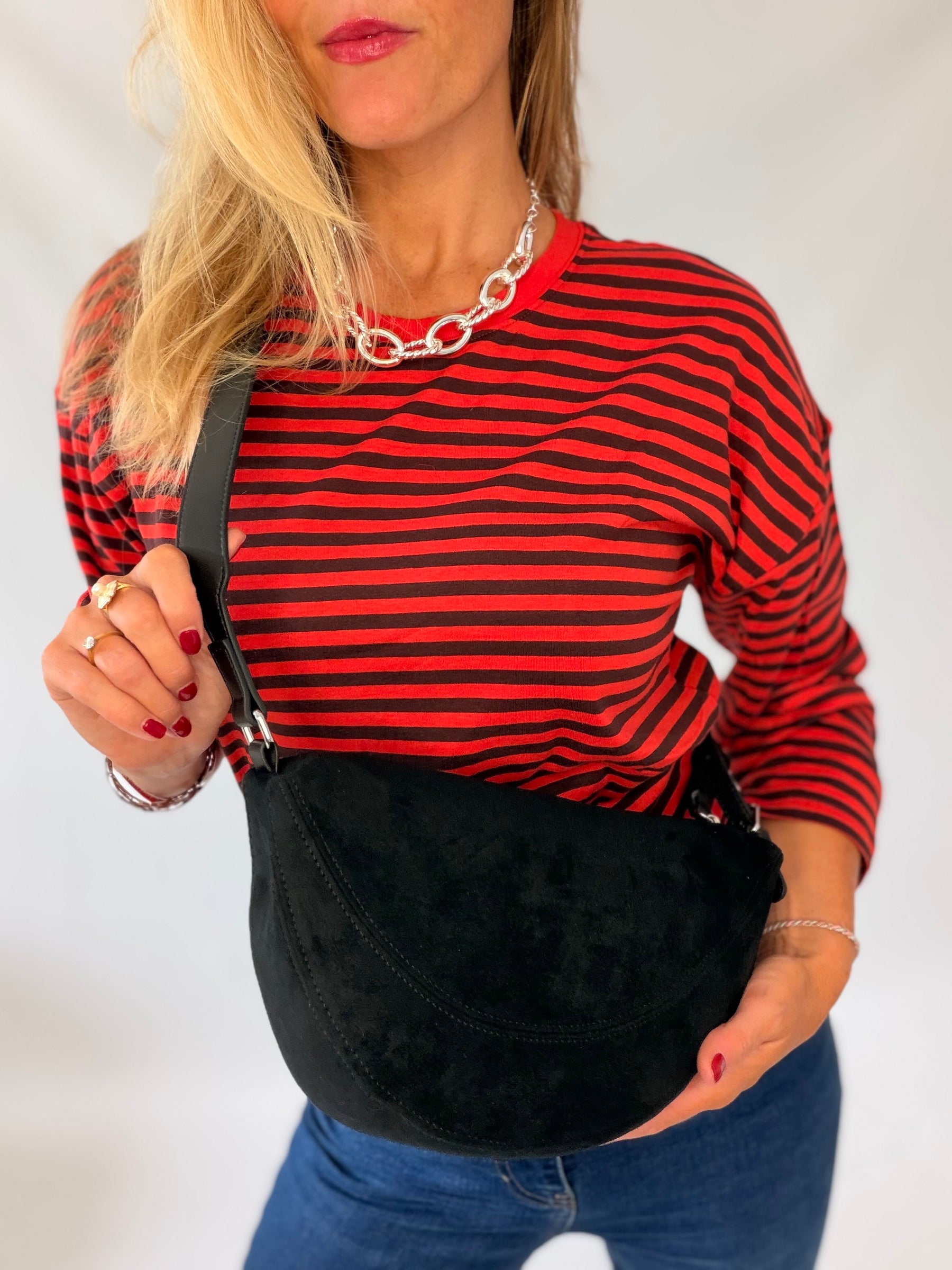 Black Half Moon Bag