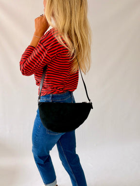 Black Half Moon Bag