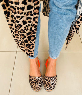 Leopard Neon Avarcas