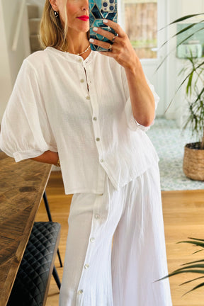 Linen Nehru Shirt