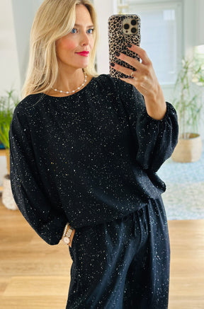 Stardust Round Neck Top