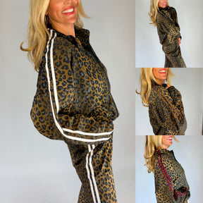 Leopard Print Tracksuit