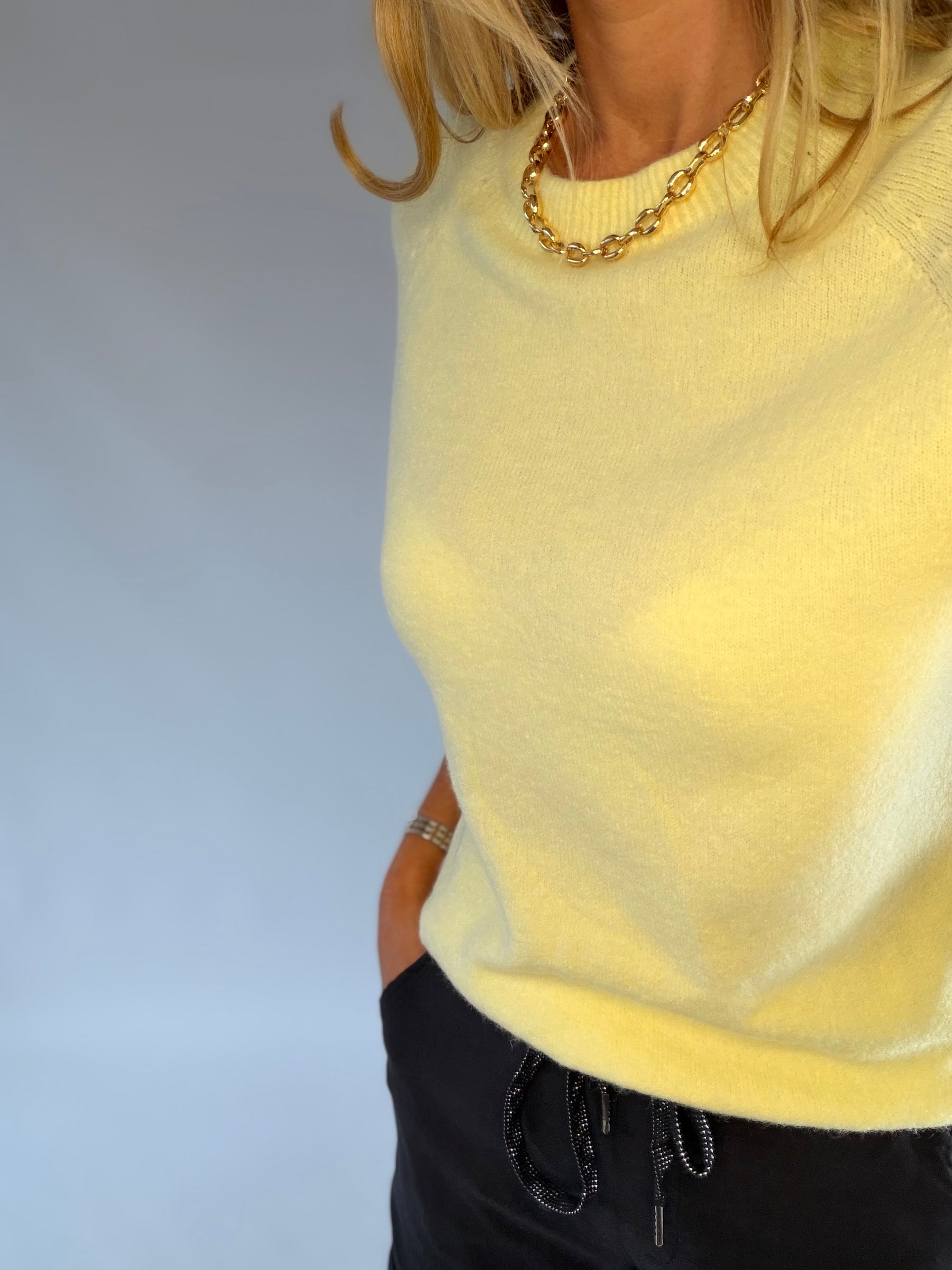 Short Sleeve Knitted Top