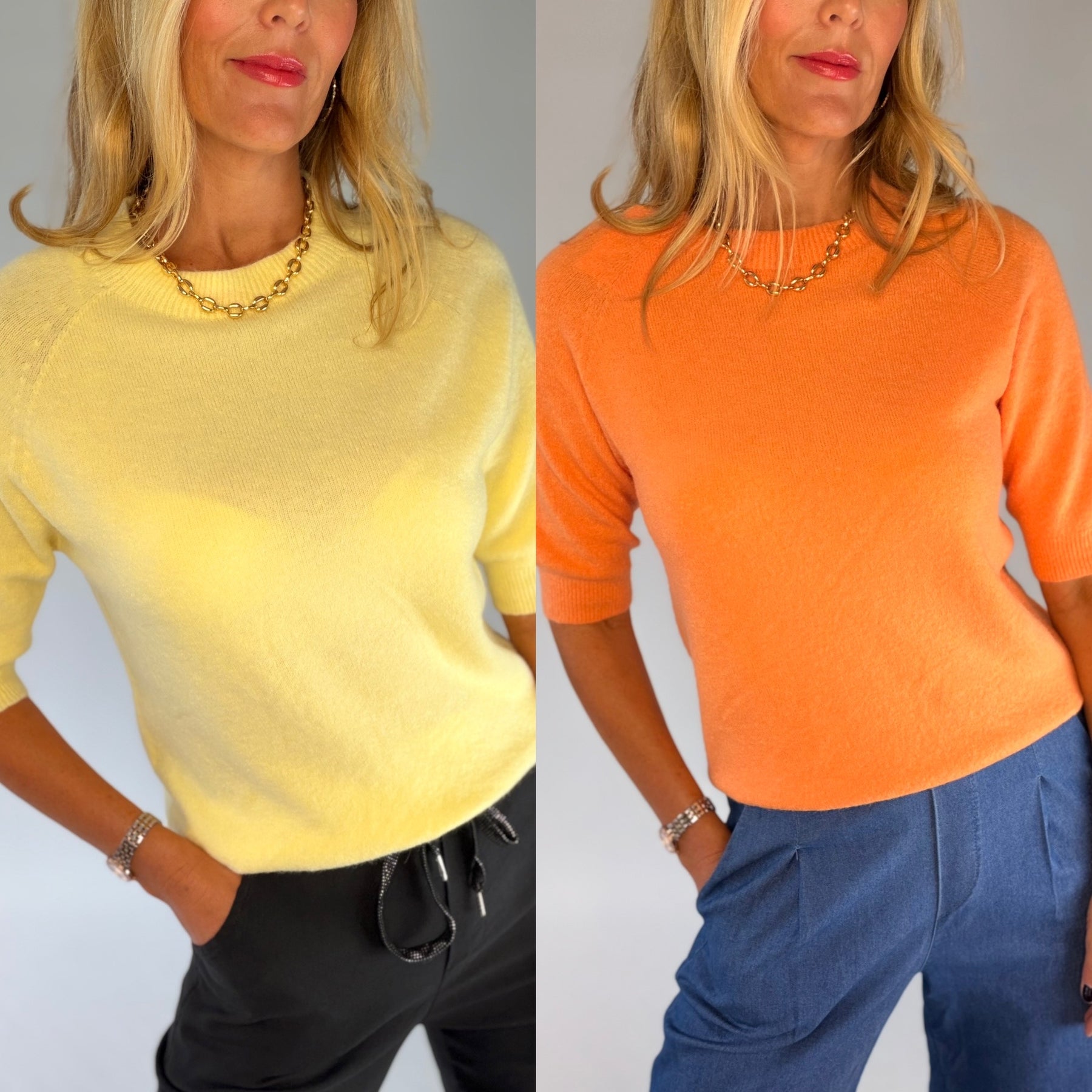 Short Sleeve Knitted Top