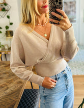 Darcey Crossfront Knit