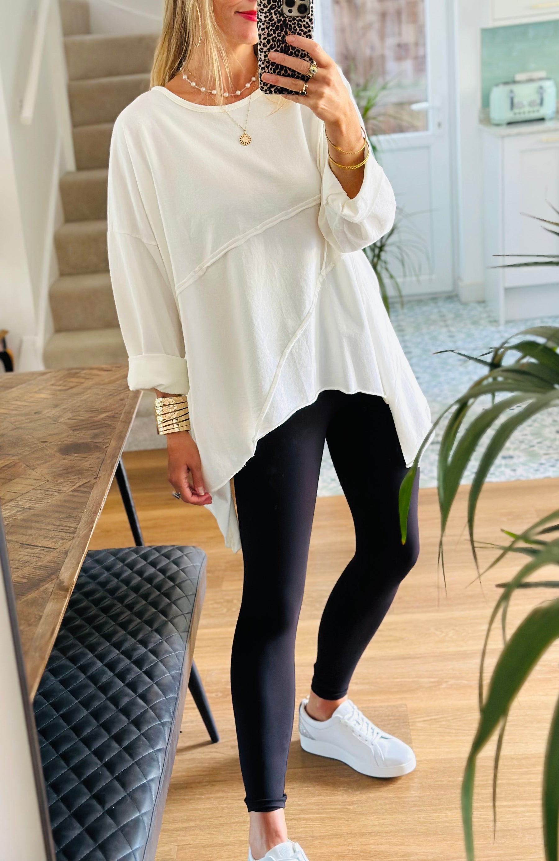 Draped Sweatshirt