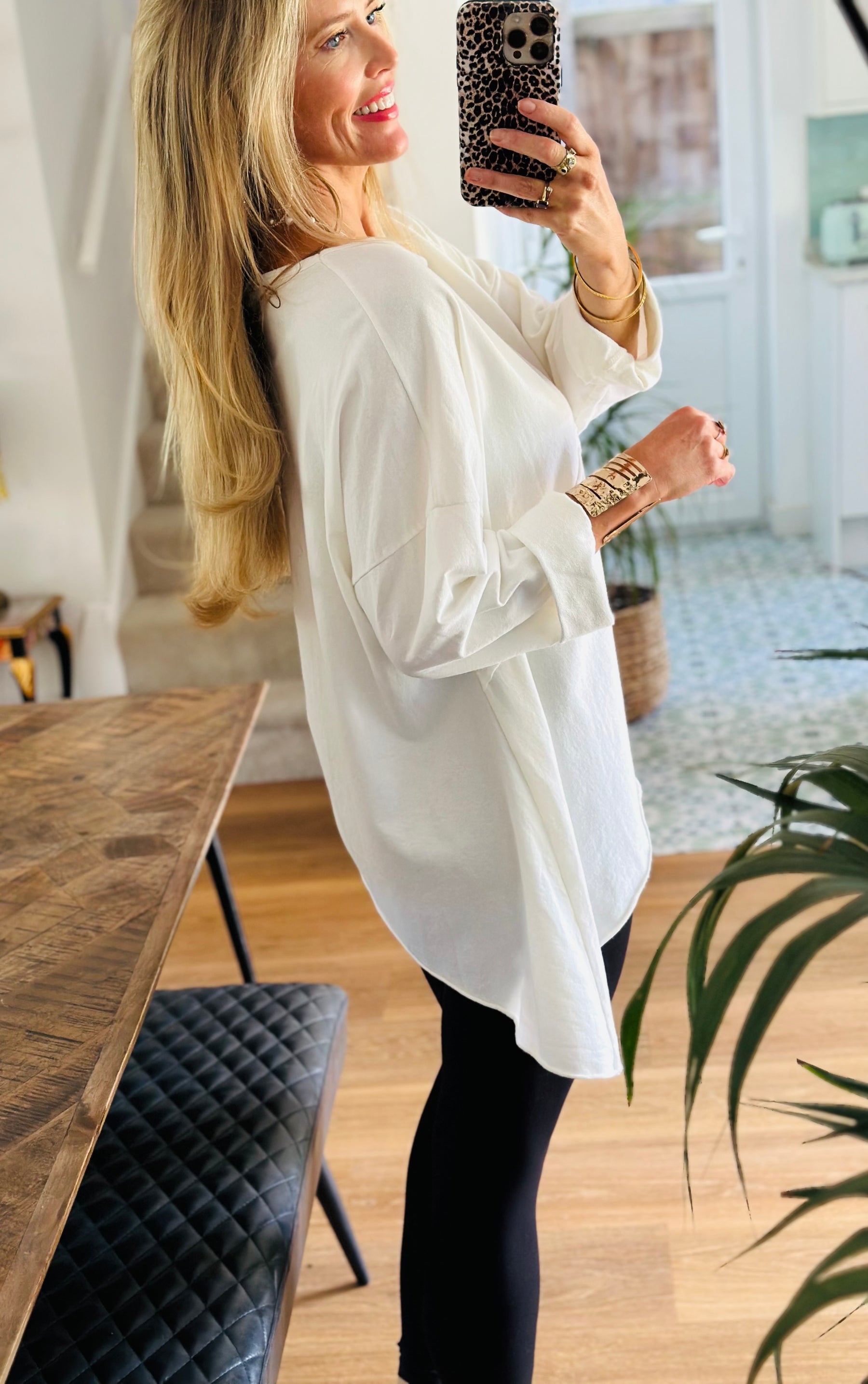 Draped Sweatshirt