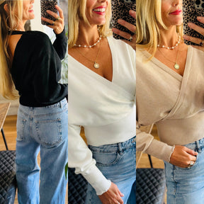 Darcey Crossfront Knit