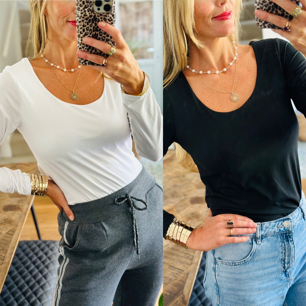 Round Neck Essential Top
