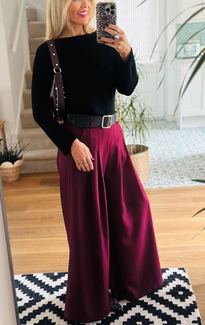 Wide Leg Trousers