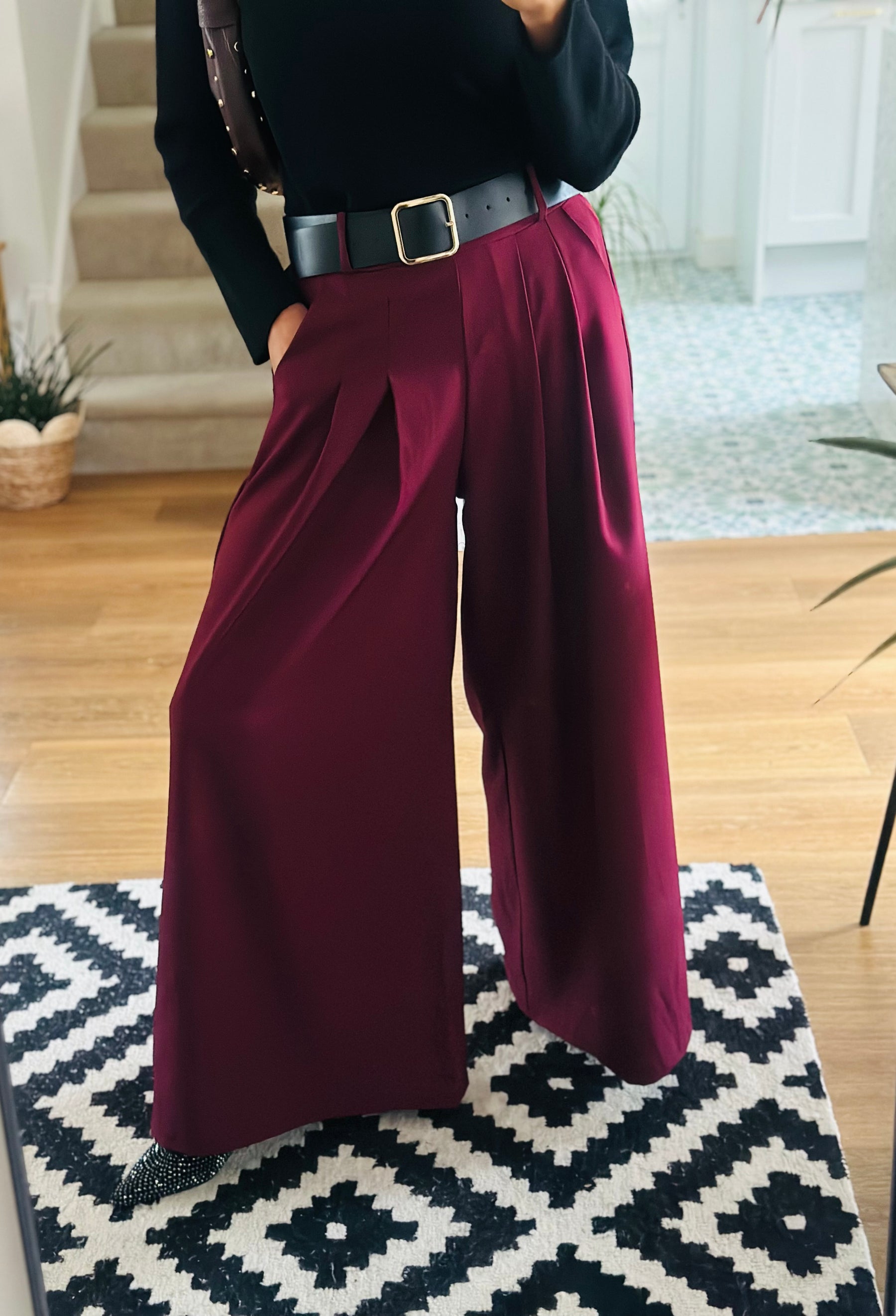 Wide Leg Trousers
