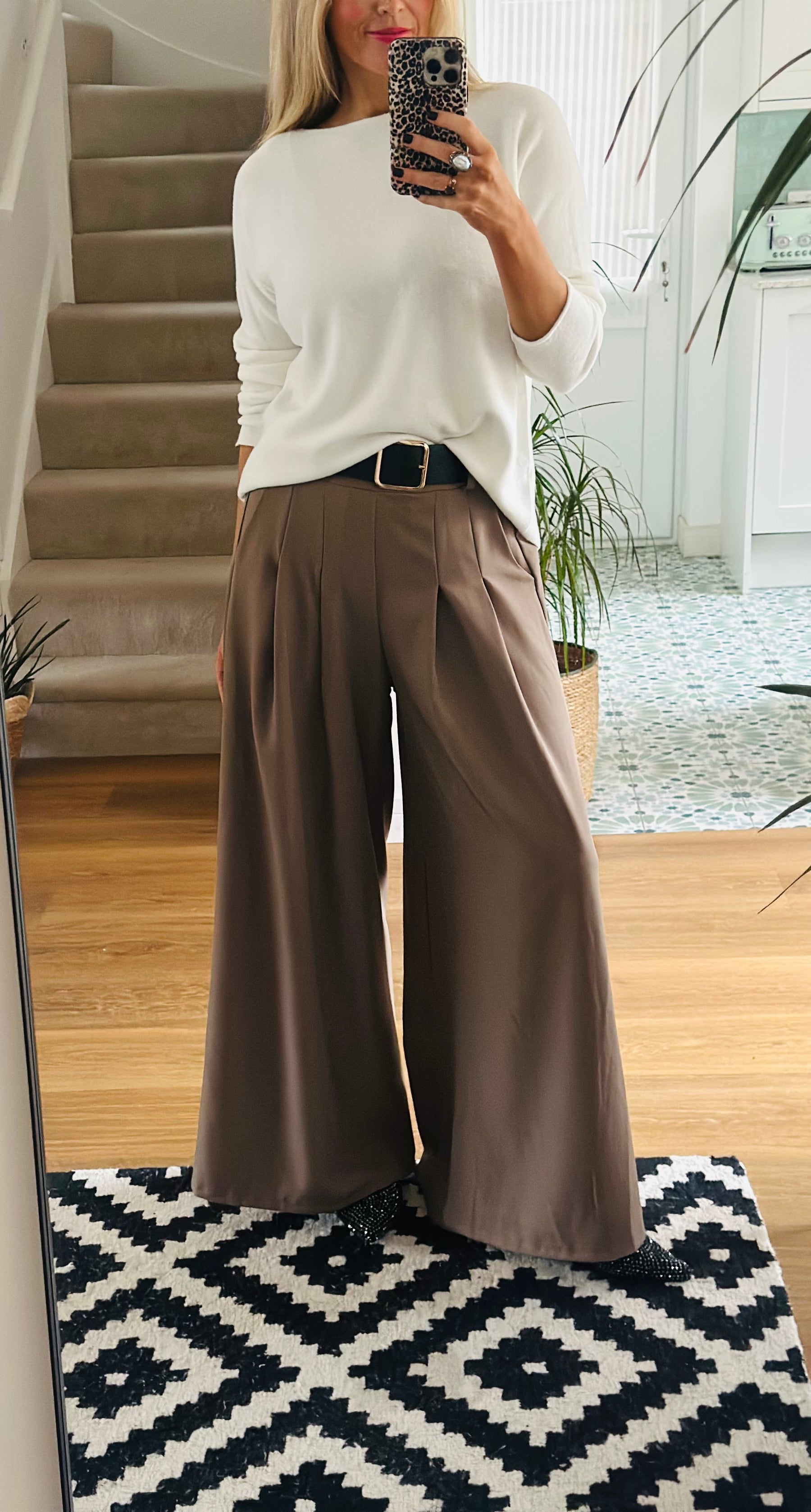 Wide Leg Trousers