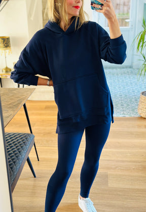 Navy Hoody Lounge Set