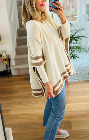 Cricket Style Poncho Cream
